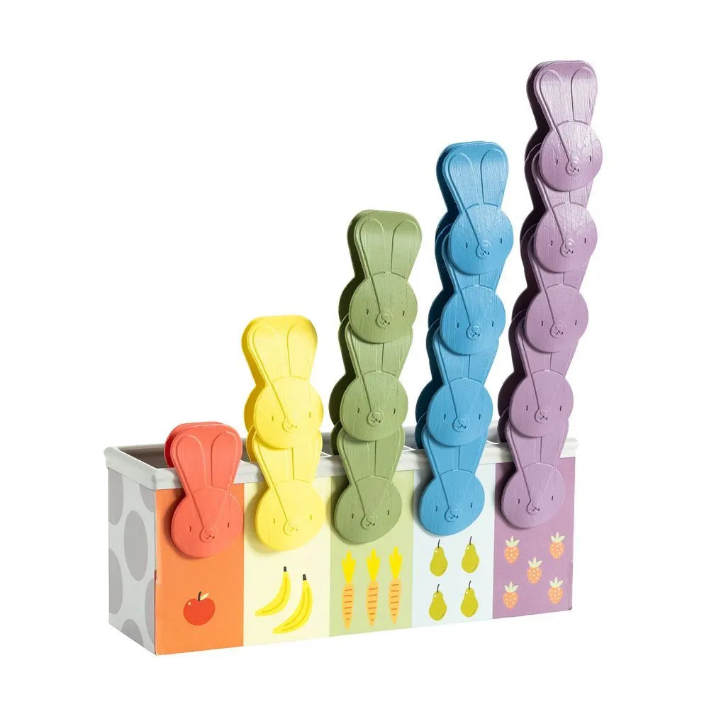 Taf Toys Match And Count XL Bunny Pegs Early Learning Toy
