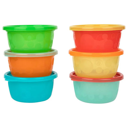 أوعية طعام للأطفال الصغار Take & Toss من The First Years - عبوة من 6 (8oz)