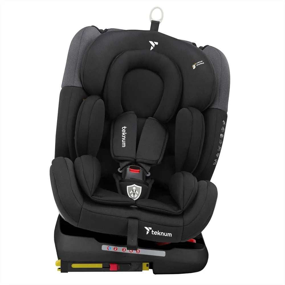 Teknum Evolve 360° Car Seat 0-12yrs with Isofix (Black)
