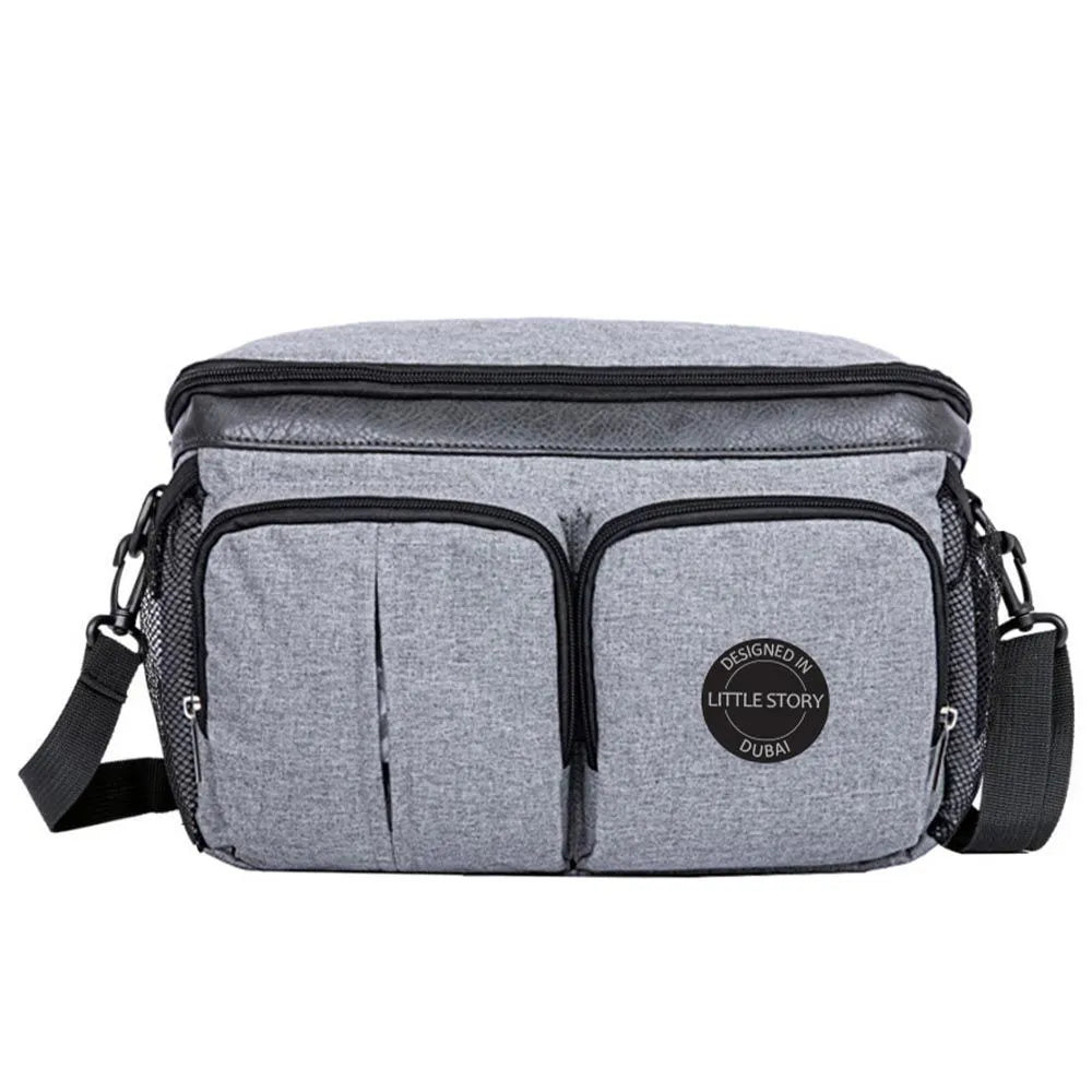 Little Story Stroller Organizer Travel Bag (Grey)