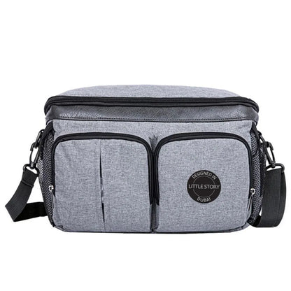 Little Story Stroller Organizer Travel Bag (Grey)