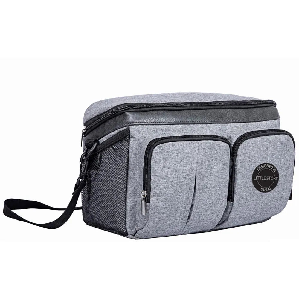 Little Story Stroller Organizer Travel Bag (Grey)