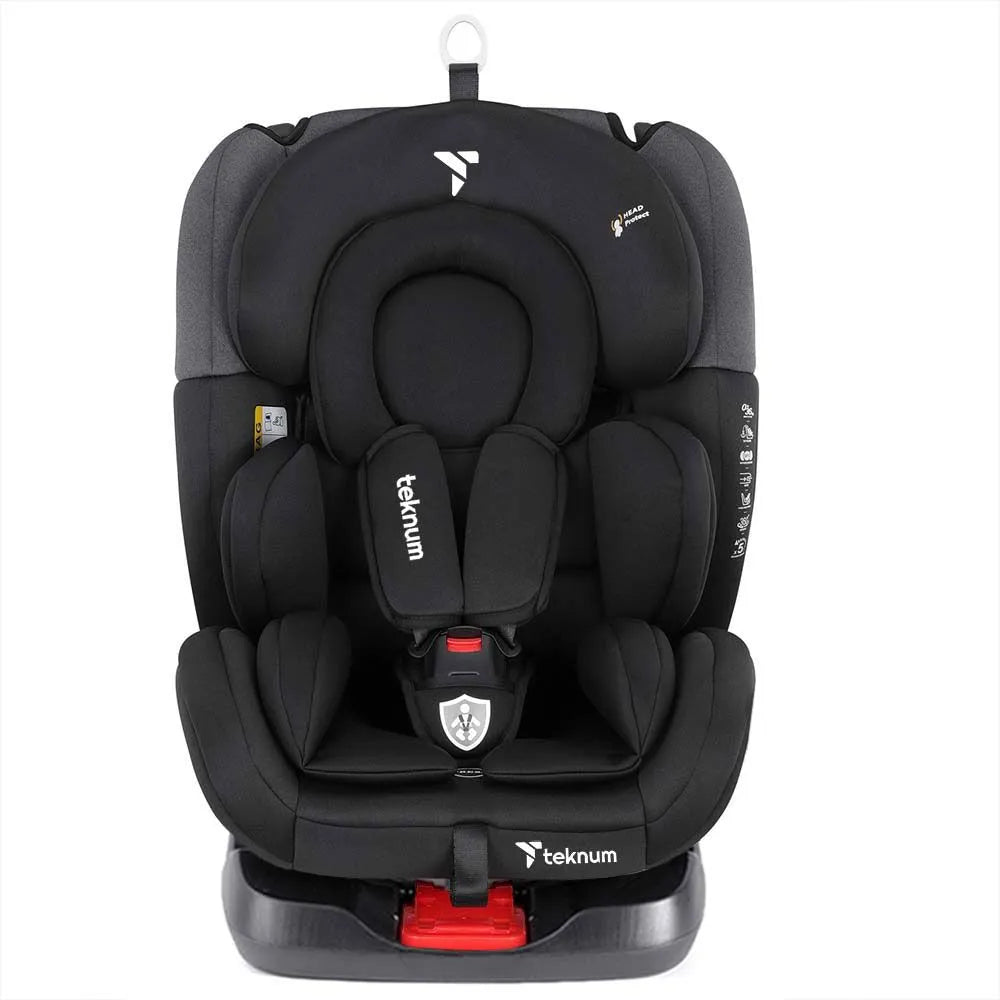 Teknum Evolve 360° Car Seat 0-12yrs with Isofix (Black)