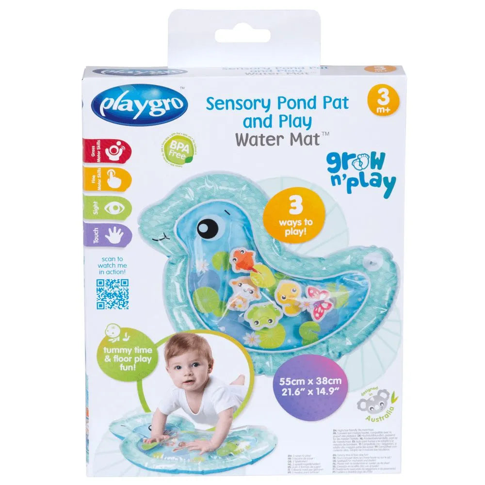 Playgro Sensory Pond Pat And Play Water Mat