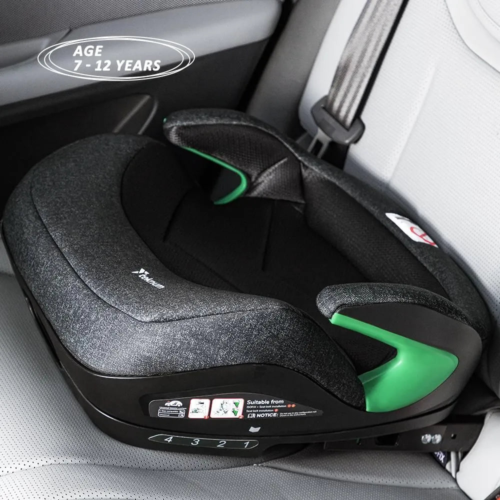 Teknum Car Seat I-Size Booster with 4 Reclining Mode and Isofix