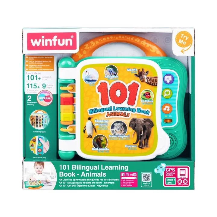 Winfun 101 Bilingual Learning Book Animal
