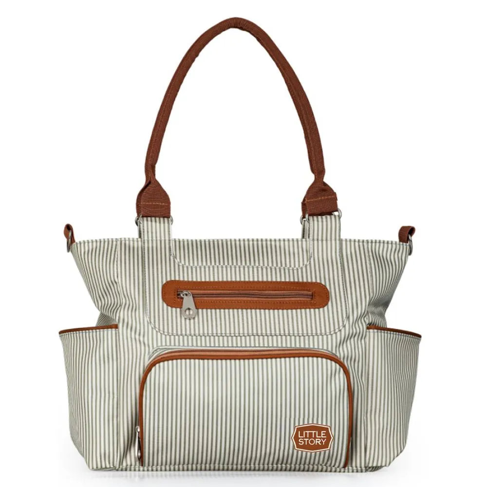 Little Story Diaper Bag Set With Stroller Hooks