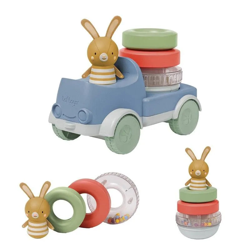 Taf Toys 2 In 1 Bunny Stacker Truck Toy