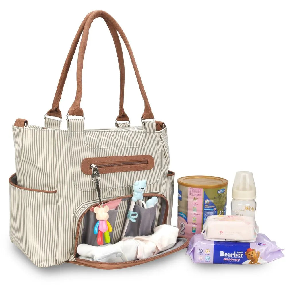 Little Story Diaper Bag Set With Stroller Hooks