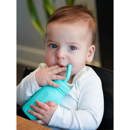 Melii Silicone Water Bottle With Straw (230 ml)