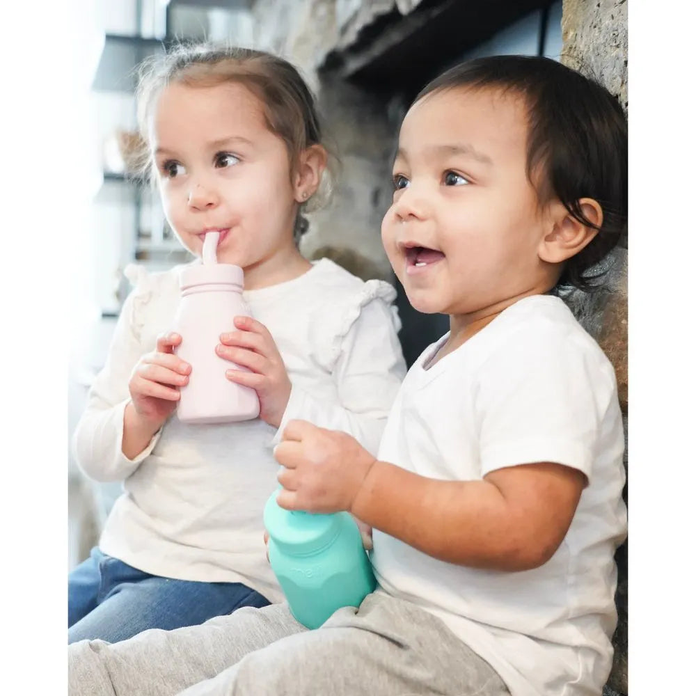 Melii Silicone Water Bottle With Straw (230 ml)