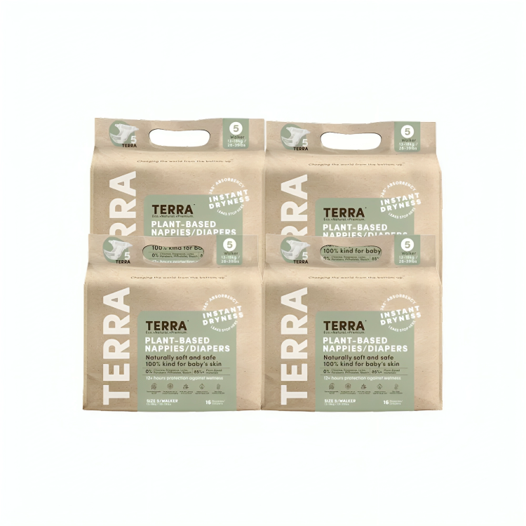 Terra Diaper/Nappy Walker 16s (Pack of 4)