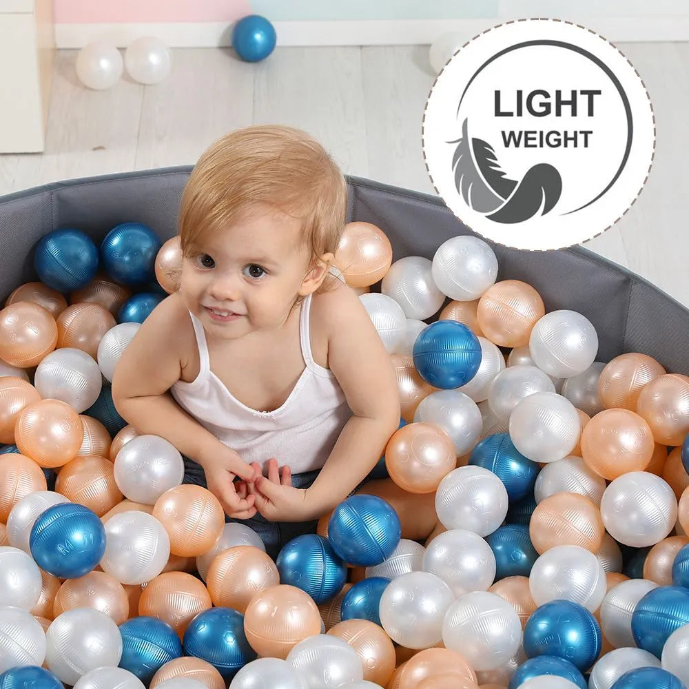 Little Story Portable Ball pit with 90 Pit Ball and Carry Bag (Multicolor)