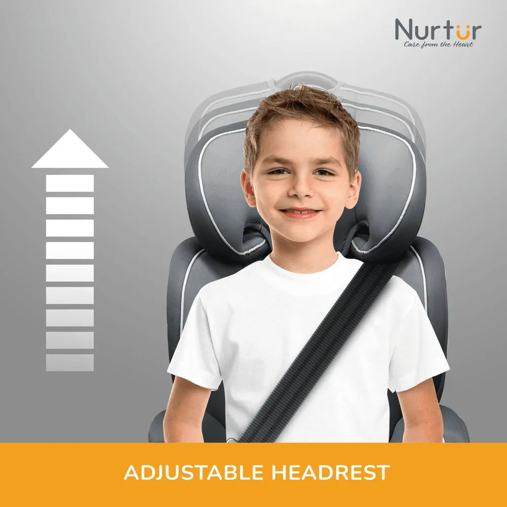 Nurtur Ragnar 3 In 1 Convertible Car Seat (Grey)