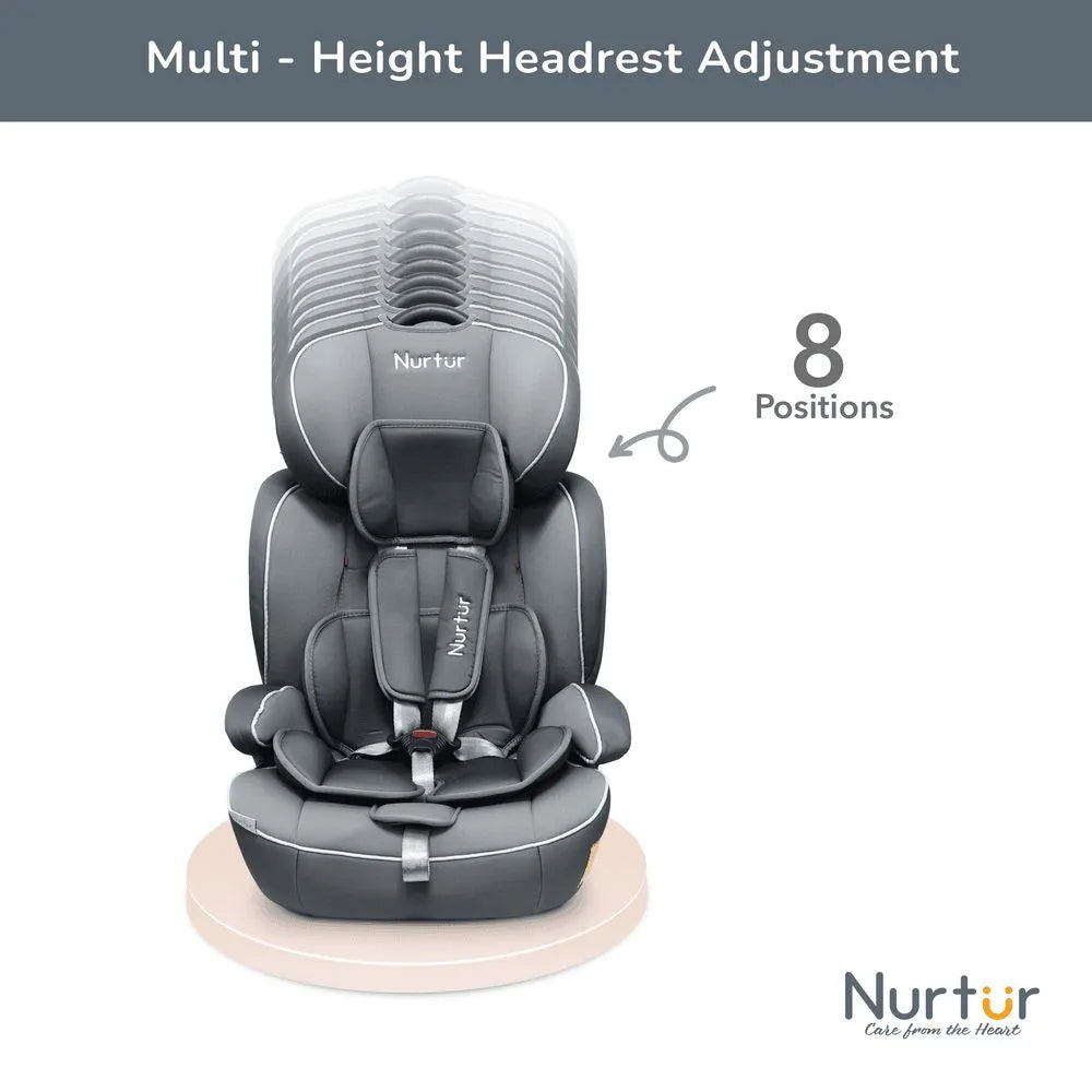 Nurtur Ragnar 3 In 1 Convertible Car Seat (Grey)