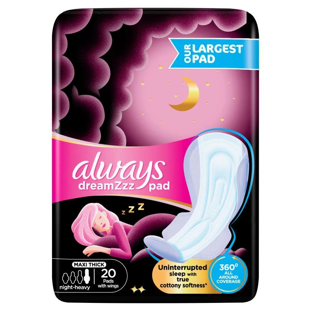 Always Dreams Night Thick Pads (12x, 2x10)