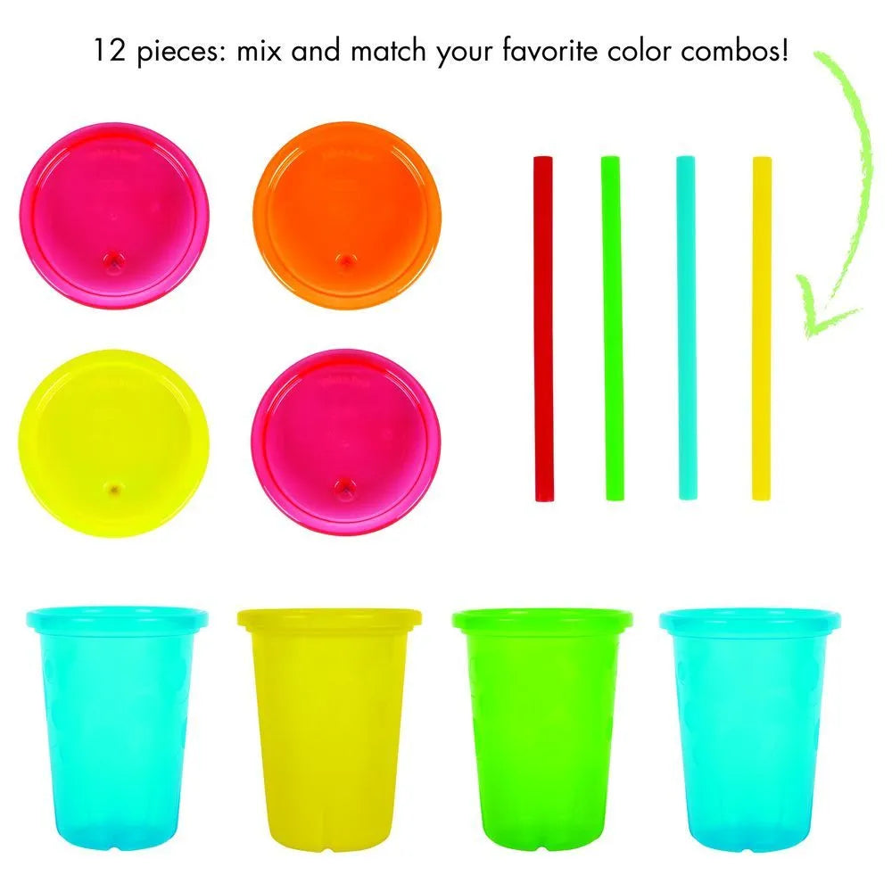 The First Years Take & Toss Straw Cups - Pack of 4 (10oz)