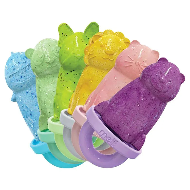 Melii Animal Ice Pops With Tray (6 Pcs)