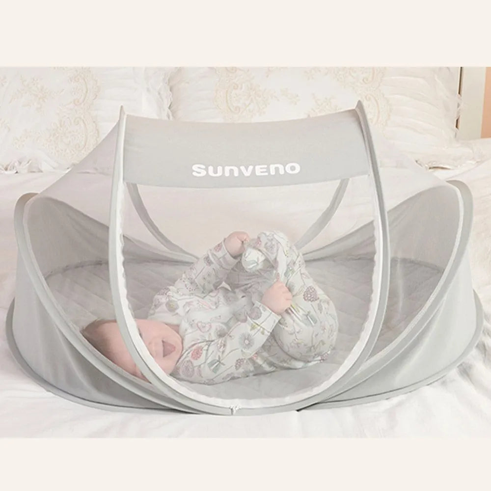 Sunveno Portable Baby Bed With Mosquito Net