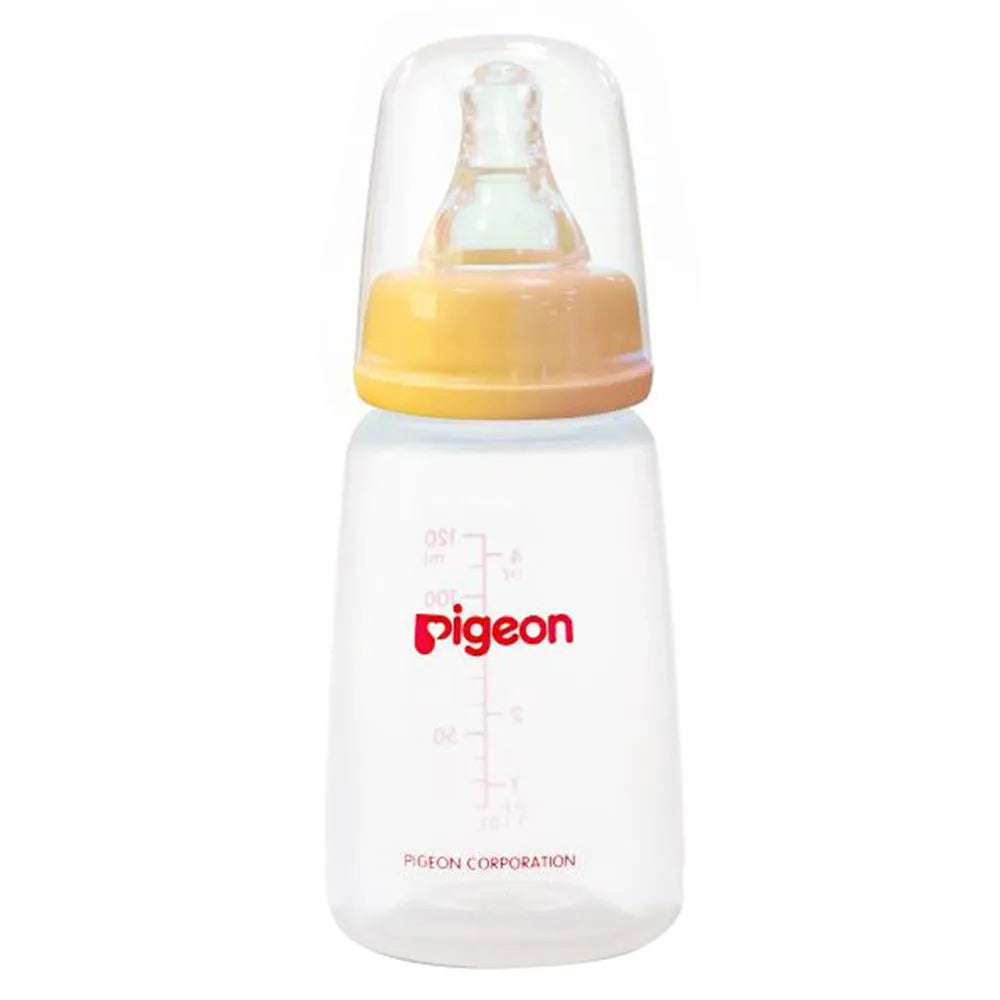 بيجون زجاجة رضاعة بلاستيكية مرنة برقبة نحيفة (120ml)