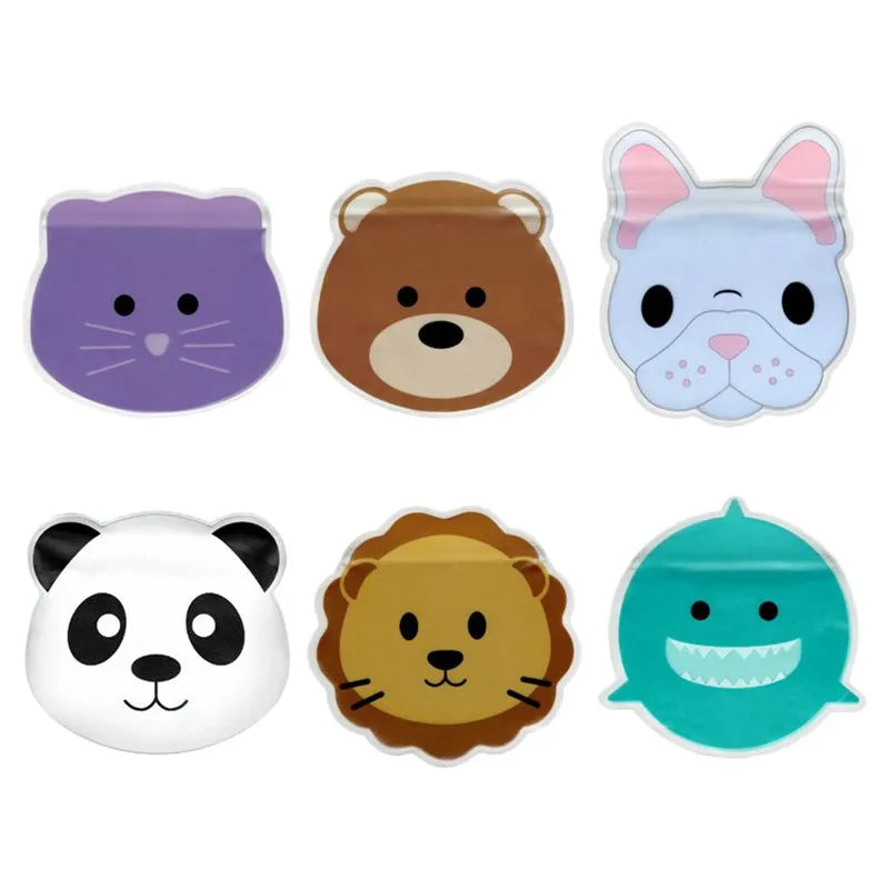 Melii Reusable Snack Bags Bags With Zip Closure Animals Design (6 Pcs)