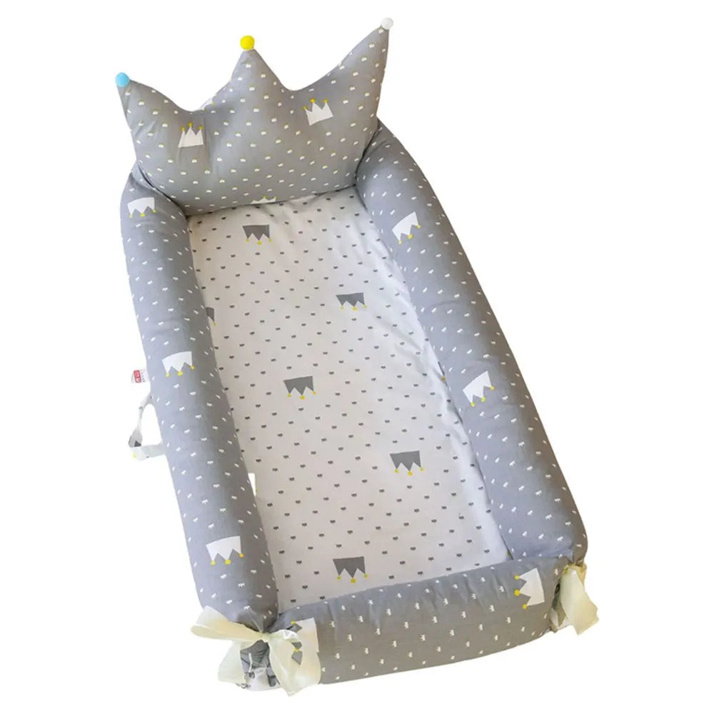 Bumble & Bird Portable Maxi Baby Nest (Royal Grey)
