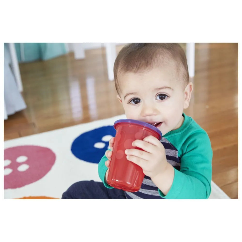 ذا فيرست ييرز أكواب شرب بمصّاصة للاستخدام المتكرر - عبوة من 4 (10oz)