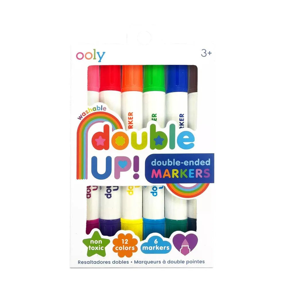 Ooly Double Up Double Ended Markers (Set of 6/12 Colors)