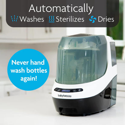 Baby Brezza Pro Bottle Washer, Sterilizer & Dryer With Formula Pro Dispenser Machine  (Black/White)