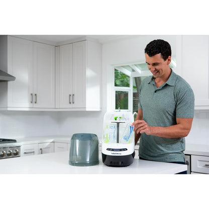 Baby Brezza Pro Bottle Washer, Sterilizer & Dryer With Formula Pro Dispenser Machine  (Black/White)