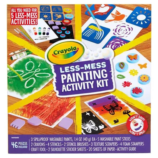 Crayola Less Mess Painting Activity Kit