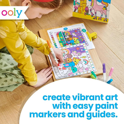 Ooly Colortopia Color by Number Paint Marker Kit