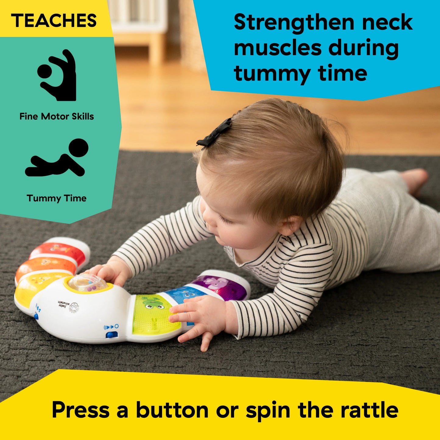 Baby Einstein Glow & Discover Light Bar Activity Station