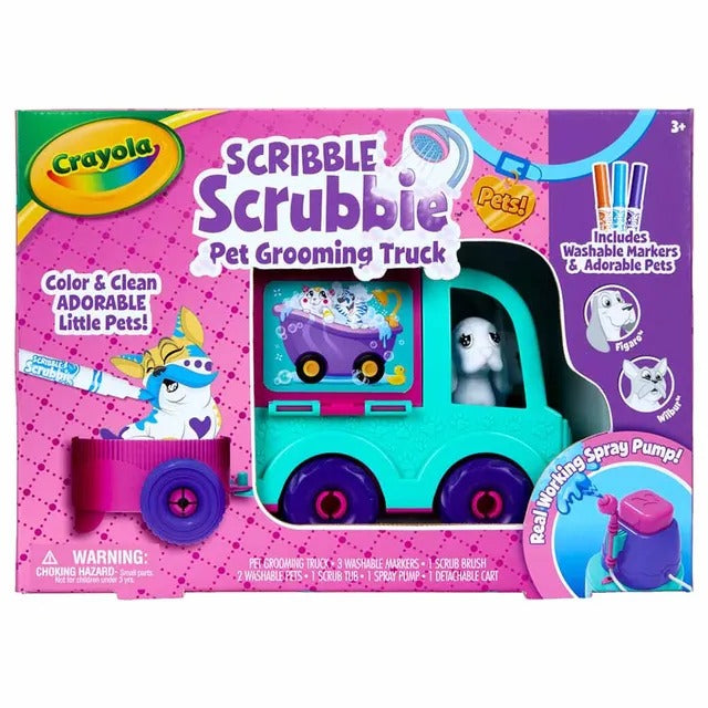 Crayola Scribble Scrubbie Pets Grooming Truck