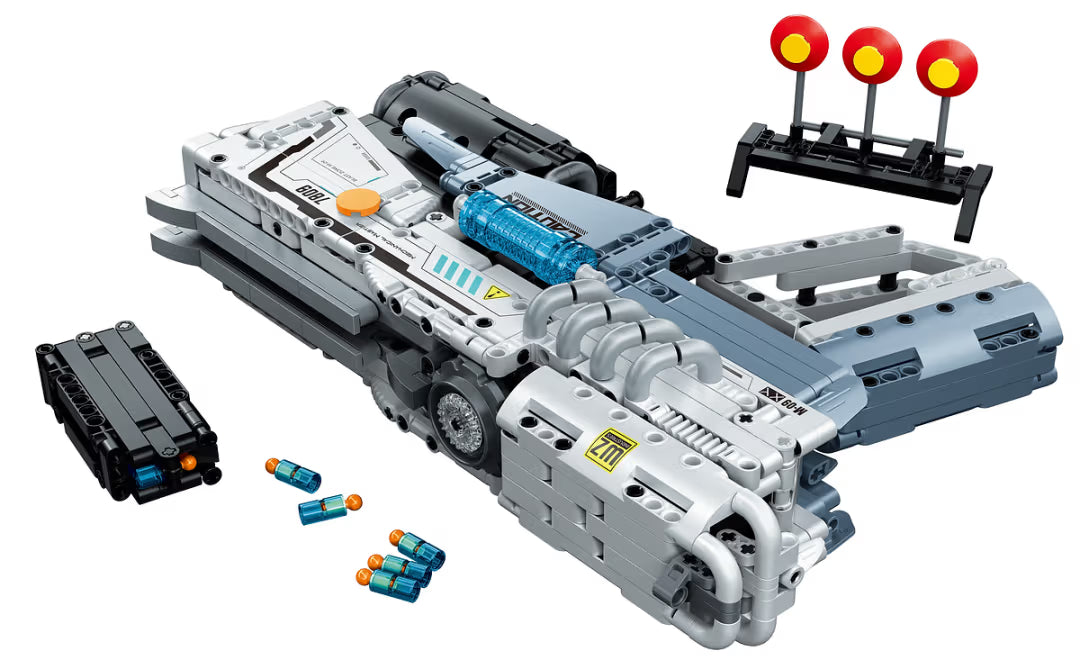 iM.Master Pulse Mechanical Pistol Building Set (7809) – 1013 Piece Future Space Gun