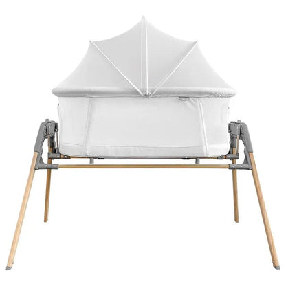 Teknum 3-in-1 Baby Cradle Bassinet With Mosquito Net – White.