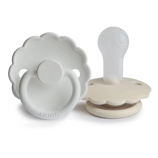 FRIGG Daisy Silicon Baby Pacifier Size 2 Night (6-18Months 1 Pack)