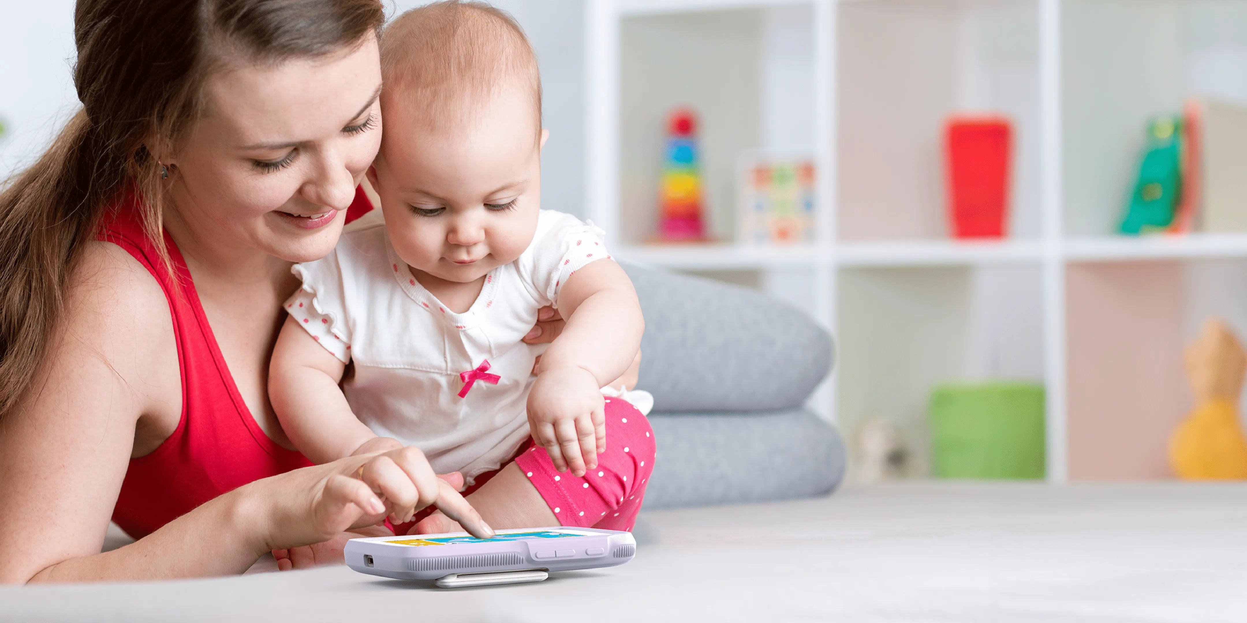 Hubble Nursery Pal Cloud Touch Smart Baby Monitor (White)