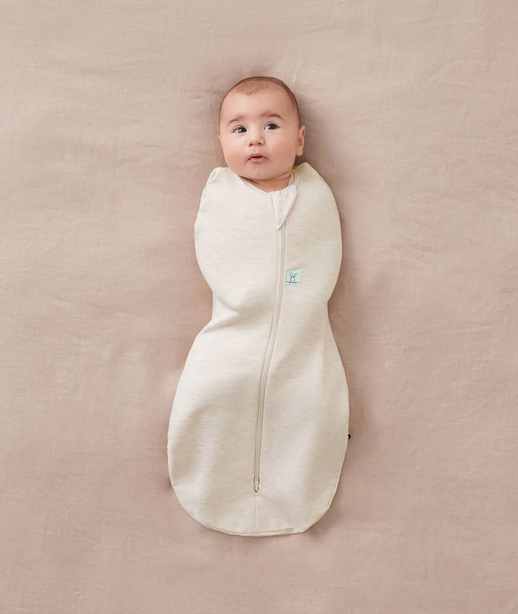ErgoPouch Cocoon Swaddle Sack 1.0 TOG, Oatmeal Marle