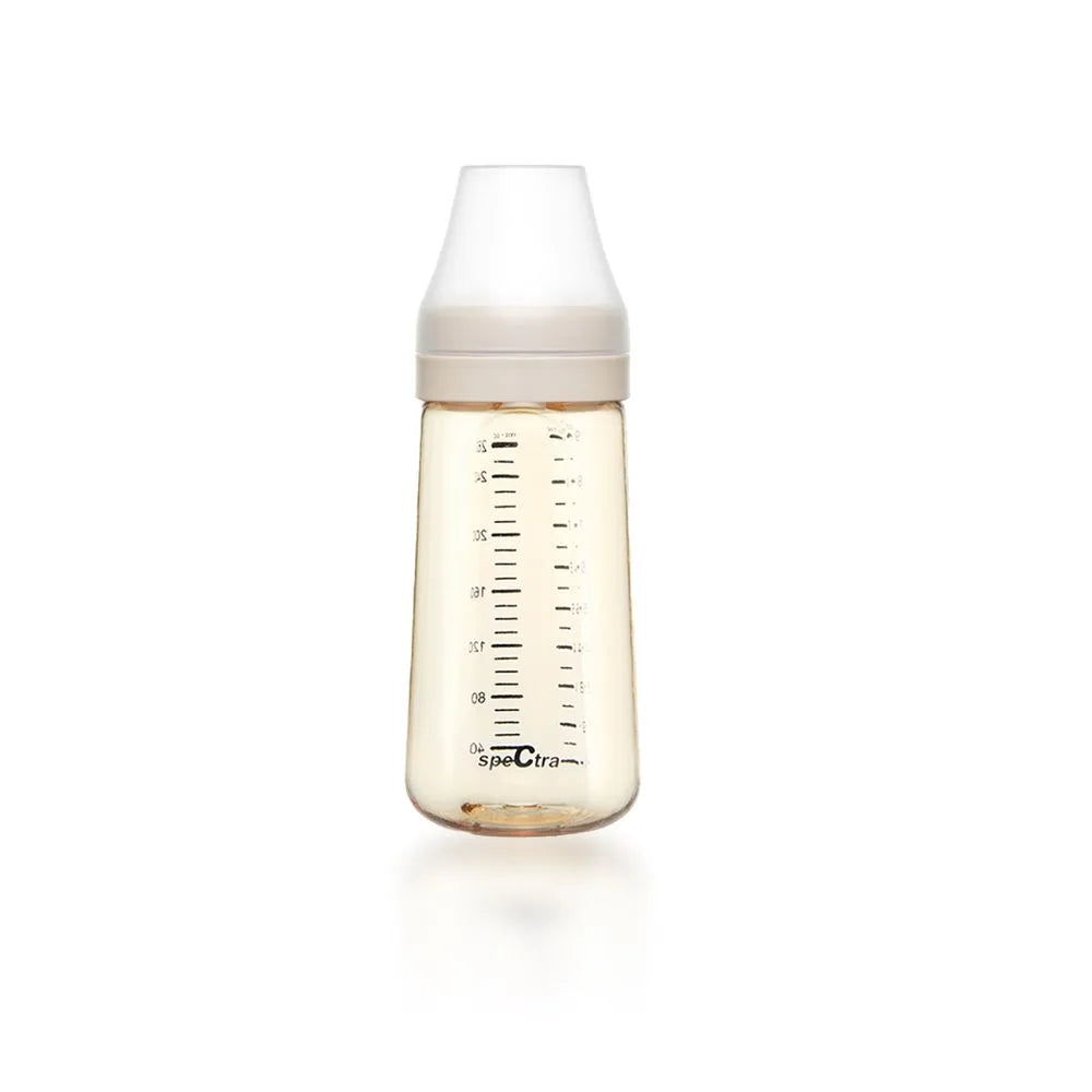 رضّاعة أطفال سبيكترا من بولي فينيل سلفون - أصفر (260ml)