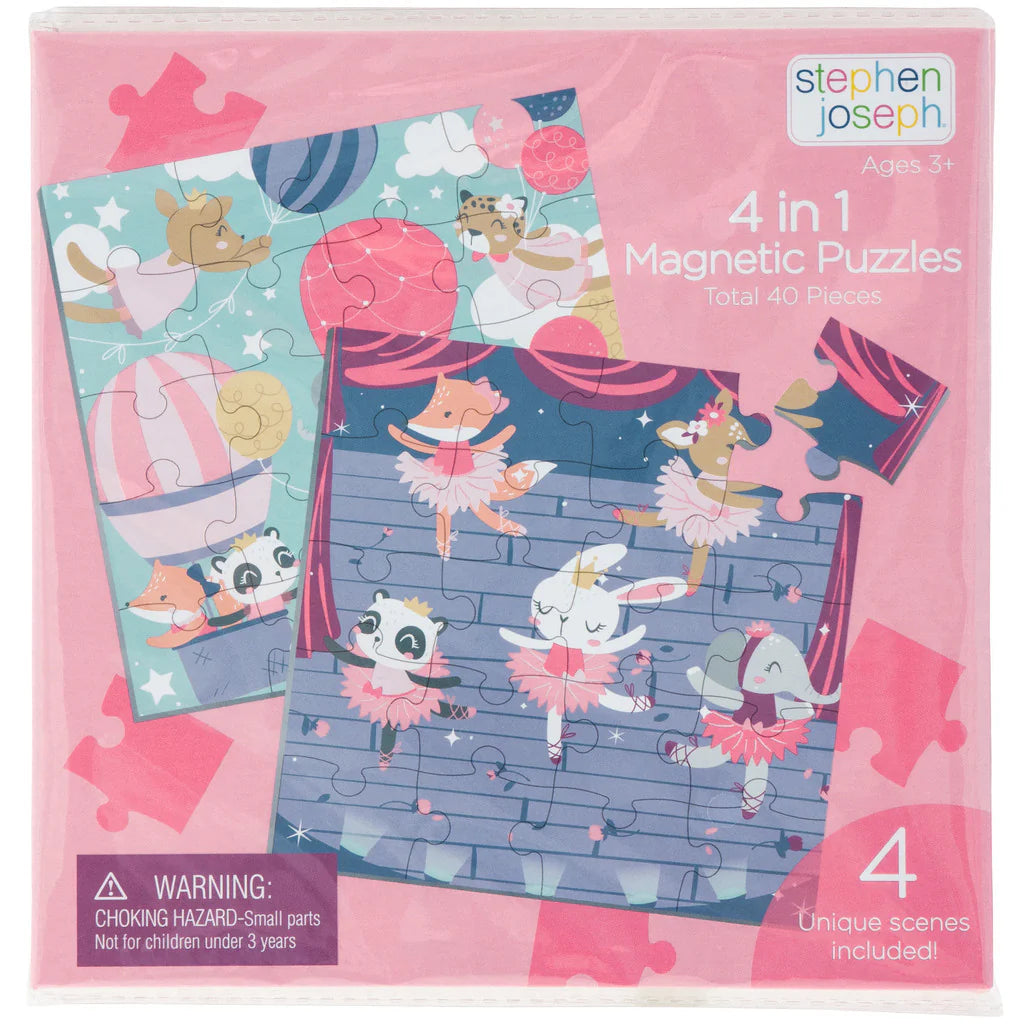 Stephen Joseph 4 In 1 Magnetic Puzzle Book