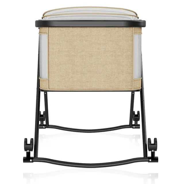 Teknum 3-in-1 Baby Cot, Cradle With Mosquito Net – Ivory
