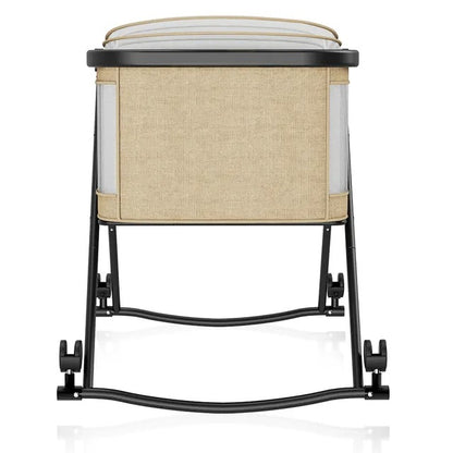 Teknum 3-in-1 Baby Cot, Cradle With Mosquito Net – Ivory