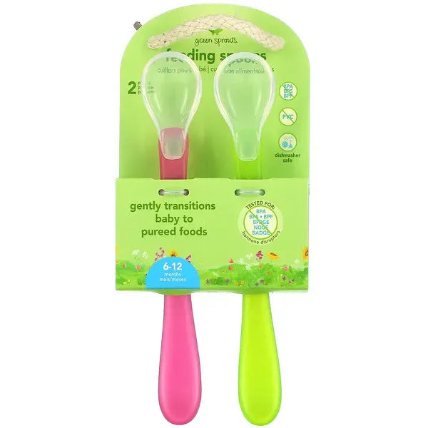 Green Sprouts Feeding Spoon - Pack of 2 (6-12 Months)