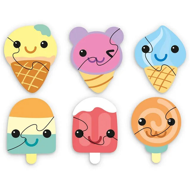 Little Story 6-in-1 Matching Puzzle – Ice Cream