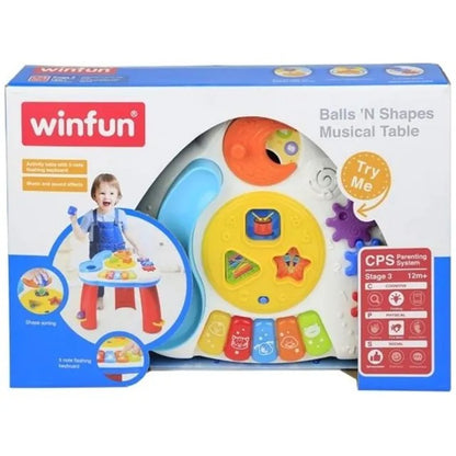 Winfun Balls N Shapes Musical Activity Table
