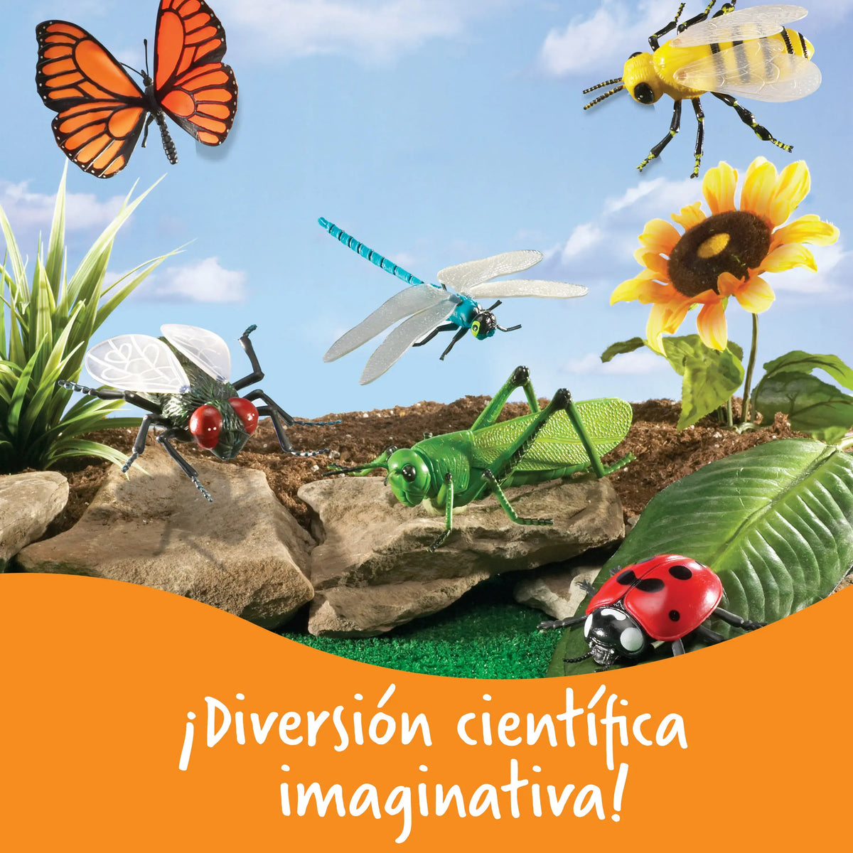 Learning Resources - Jumbo Insects Realistic Figures for Kids