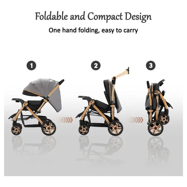 Teknum Reversible Trip2 Stroller – Grey