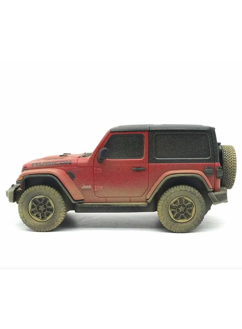 Rastar R/C Jeep Wrangler Rubicon Muddy Version – 1:24 Scale