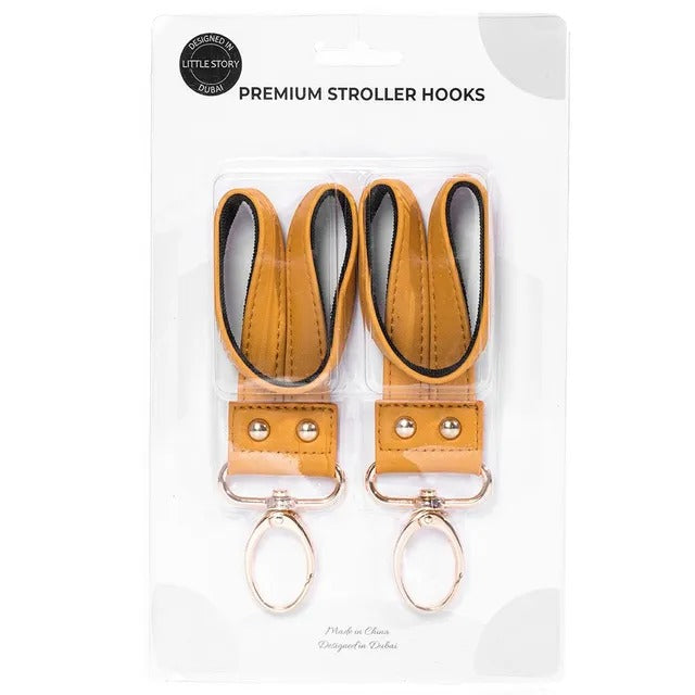 Little Story Premium Stroller Hooks – Khaki